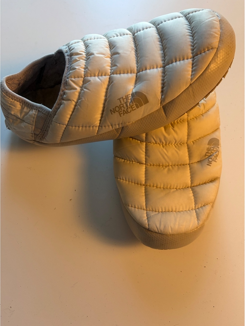 The North Face ThermoBall Traction Mule Slippers - Beige, US